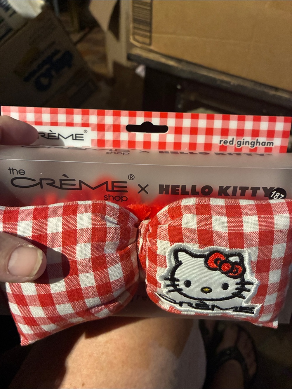 Hello Kitty plush spa headband